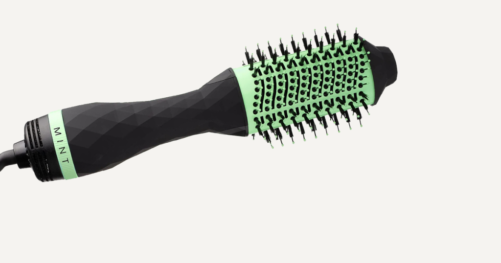 Blow dryer brush barrel and handle compared for rotating and standard hot air stylers